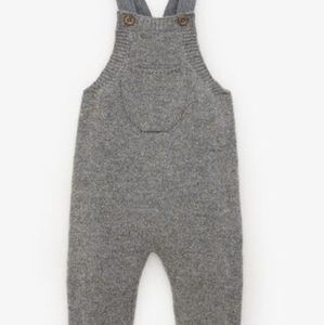Zara baby knit overalls